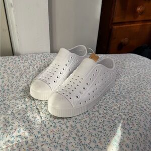 Native Shoes Kids Classic White Slip-On Sandals